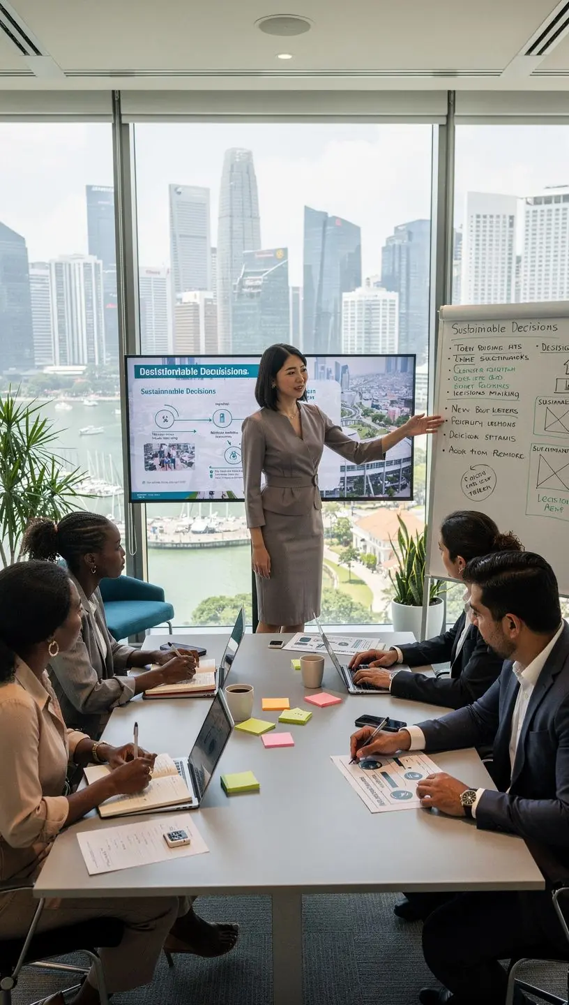 Professional business innovation visualization